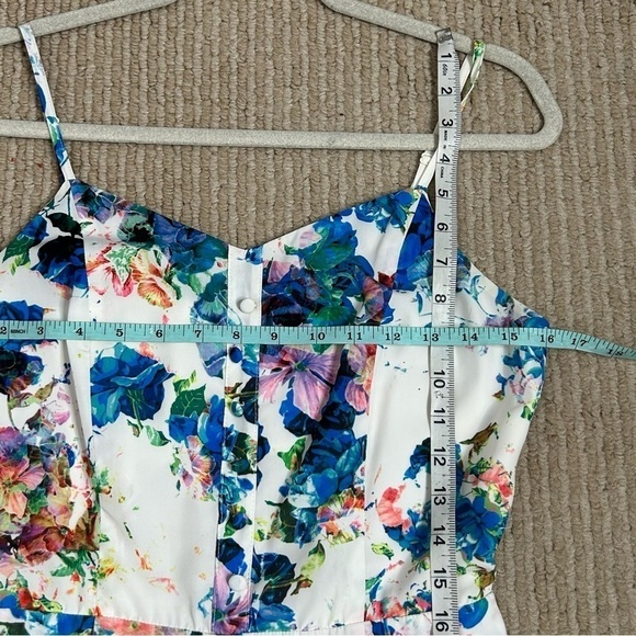 Lovers + Friends Escape Romper in Blue Floral - Picture 14 of 16